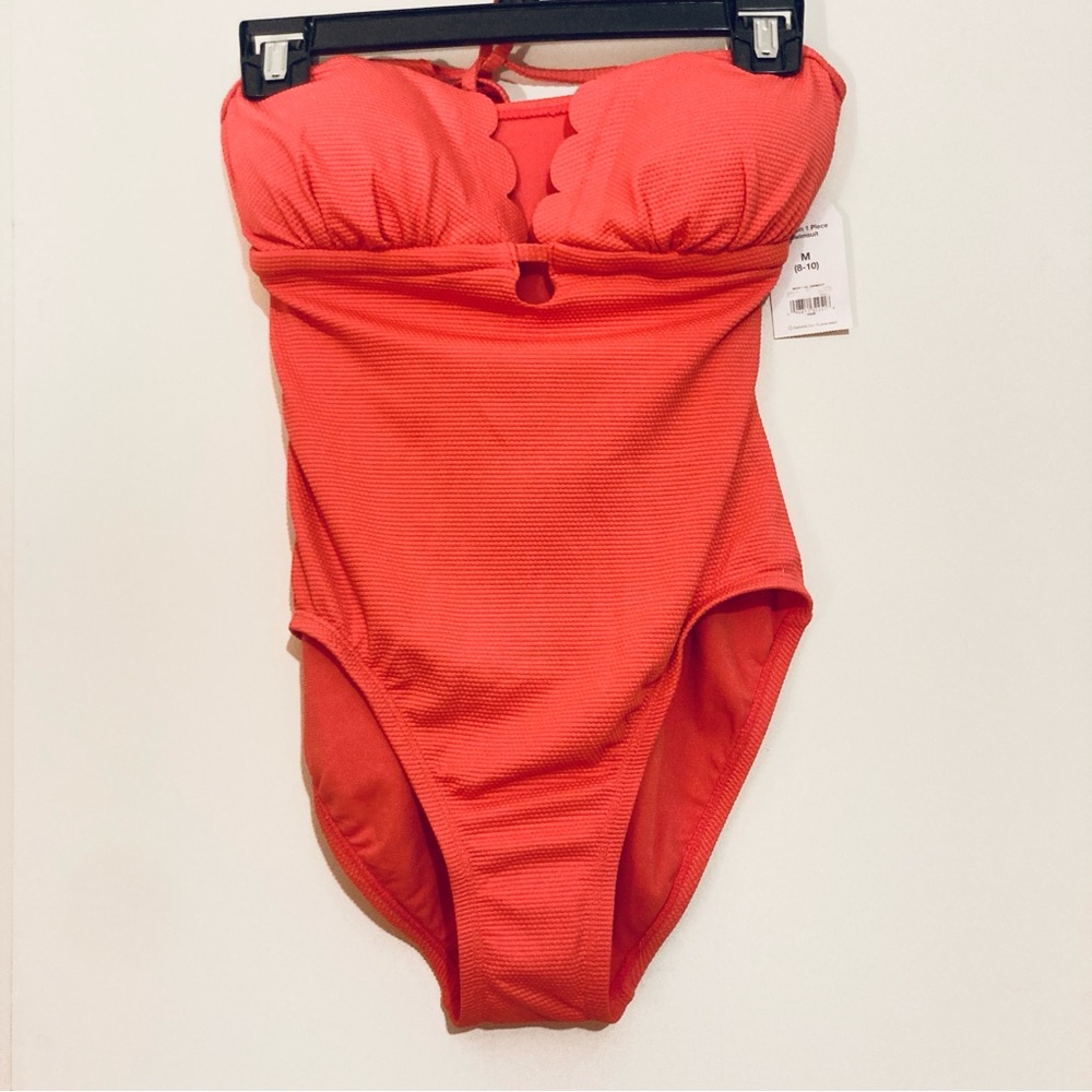 NWT☀️Time and Tru Coral Bathing Suit Size M - Picture 3 of 8